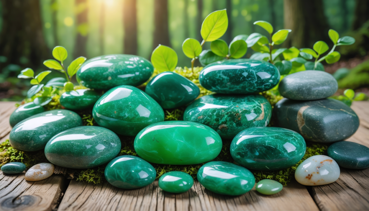 découvrez les bienfaits des pierres vertes en lithothérapie : leurs vertus, symboles, méthodes de soins et leur rôle dans l'équilibre des chakras pour un bien-être optimal.