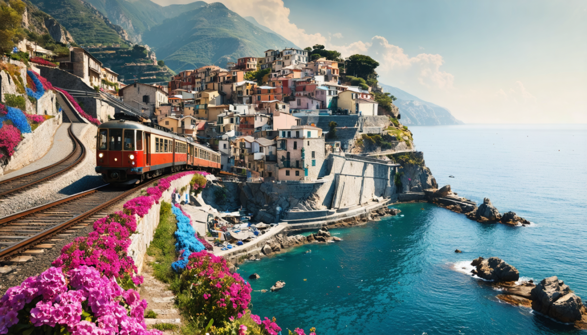 découvrez les cinque terre, ses villages pittoresques, ses cartes détaillées, des aventures en train uniques et des sentiers de randonnée incontournables pour une expérience inoubliable en italie.