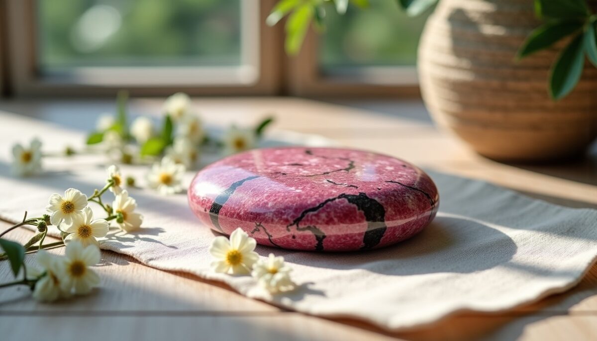 Rhodonite : exploration, vertus thérapeutiques et symbolisme en lithothérapie