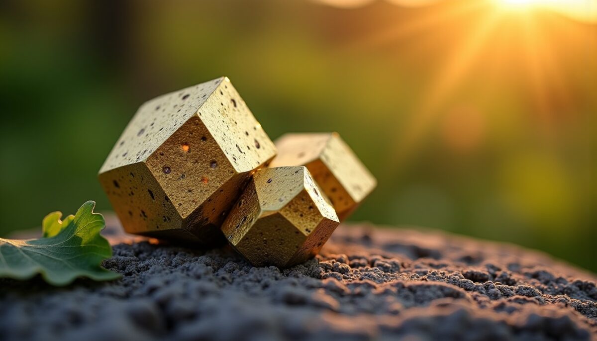 Pyrite : exploration de ses origines fascinantes, de ses bienfaits et de ses symboliques en lithothérapie